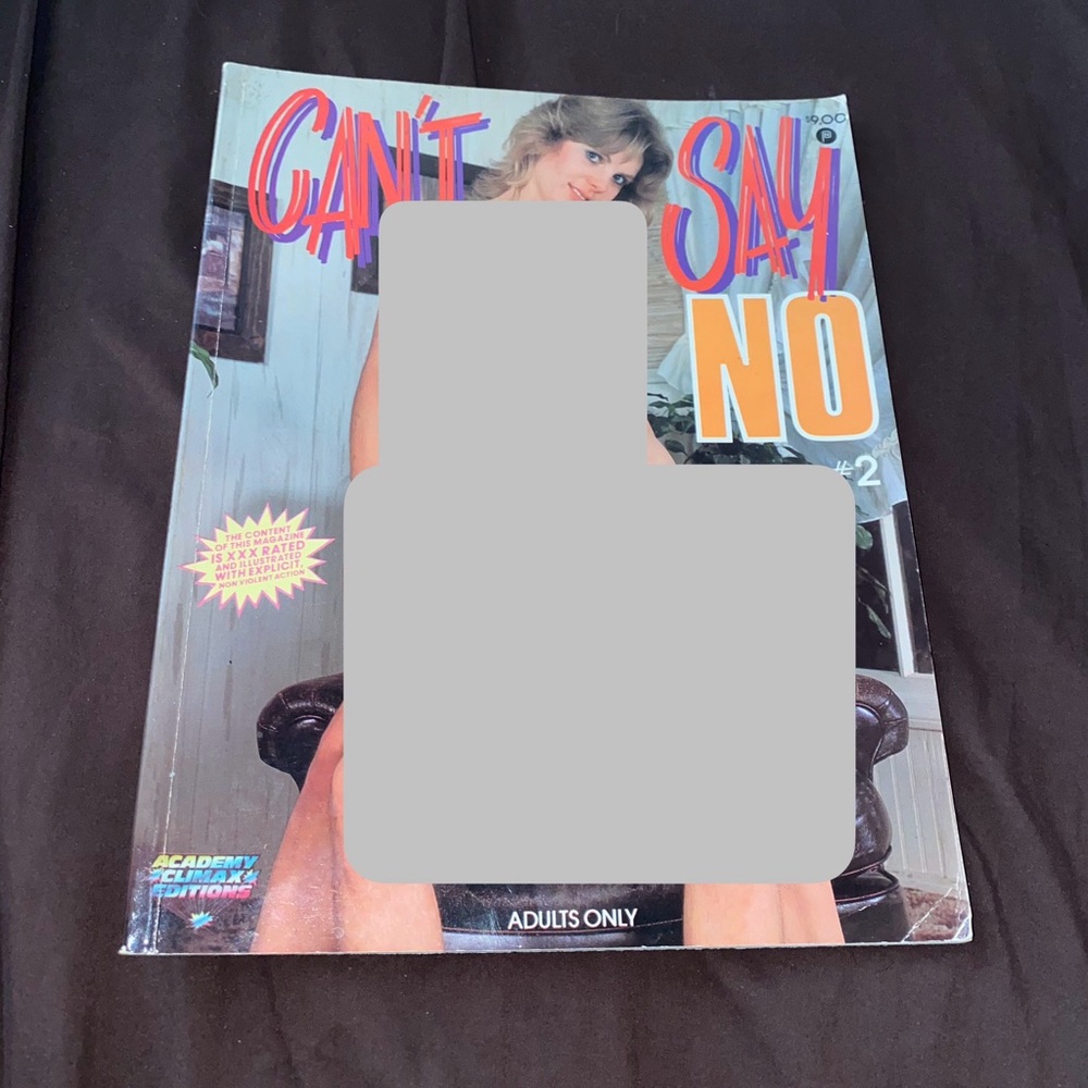 Vintage 80s Men’s Magazine CAN’T SAY NO #2